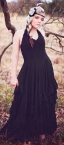 NWT Dollcake Black Knight Frock